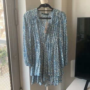 Zara Blue and White design dress XS.